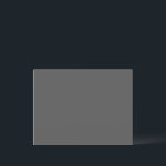 Carte Postale Créez votre propre design personnalisé gris foncé<br><div class="desc">Ce design est minimaliste et peut être mis à jour facilement avec votre photo et votre texte. Si vous avez besoin d'aide,  veuillez me contacter en utilisant le bouton de massage ci-dessous et je serai heureux de vous aider.</div>