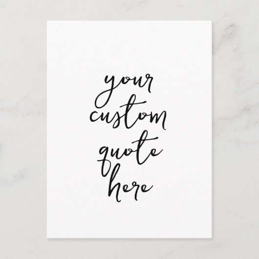 Carte Postale Créez votre propre devis (Devant)