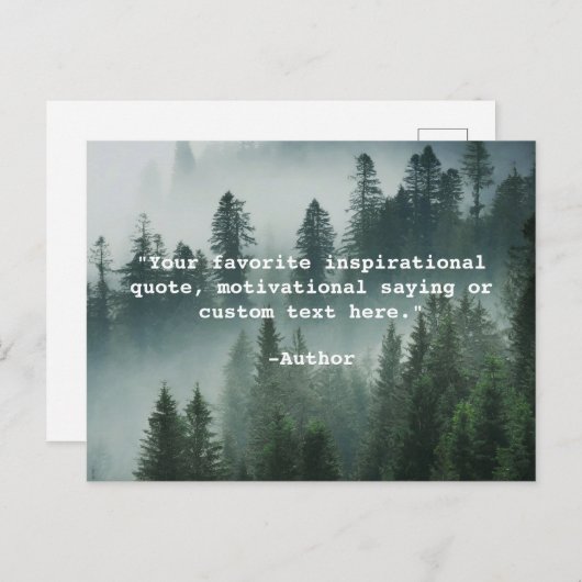 Carte Postale Créez votre propre devis (Devant / Derrière)