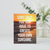 Carte Postale Créez votre propre devis Sunshine (Debout devant)