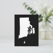 Carte Postale Créez votre propre Faire-part de déplacement Rhode (Debout devant)