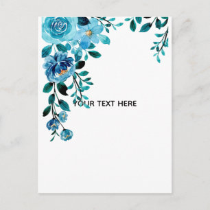 Carte Postale Créez Votre Propre Floral