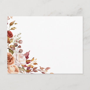 Carte Postale Créez Votre Propre Floral