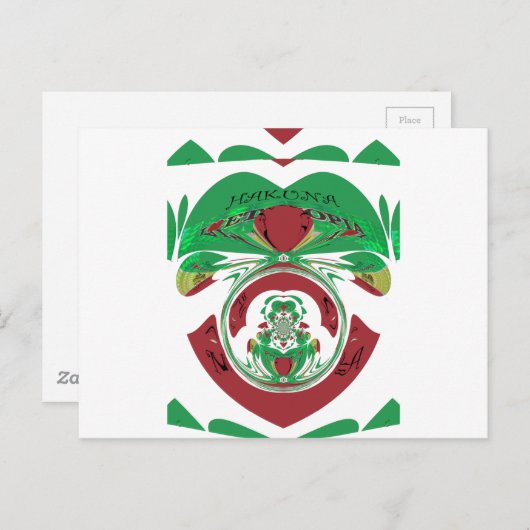 Carte Postale Créez votre propre J'aime Belle Ethiopie (Devant / Derrière)