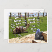 Carte Postale Créez votre propre modèle d'image incroyable (Devant / Derrière)