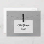 Carte Postale Créez Votre Propre Note Personnalisez-La (Devant / Derrière)