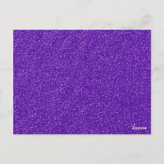 Carte Postale Créez votre propre Parties scintillant violette (Dos)