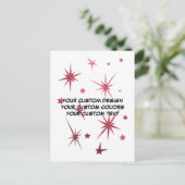 Carte Postale Créez votre propre personnalisation (Debout devant)