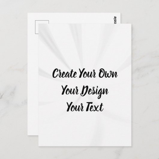 Carte Postale Créez votre propre personnalisation (Devant / Derrière)