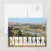 Carte Postale Créez votre propre photo Nebraska (Devant / Derrière)