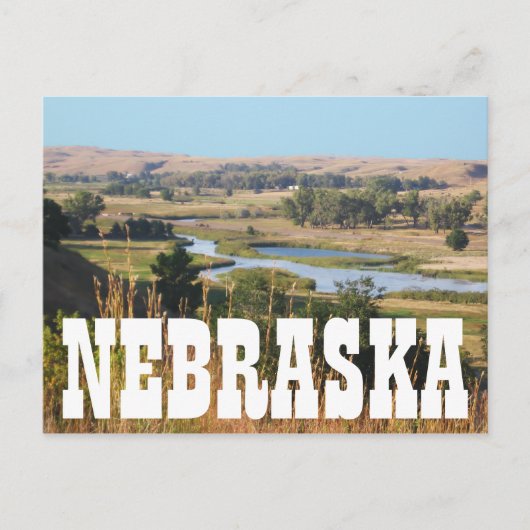 Carte Postale Créez votre propre photo Nebraska (Devant)