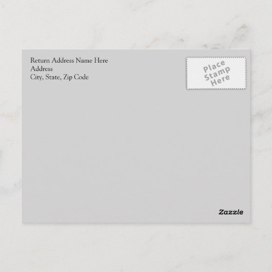 Carte Postale Créez votre propre photo personnalisée (Dos)