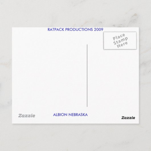 CARTE POSTALE CRÈME DE GLACE (Dos)