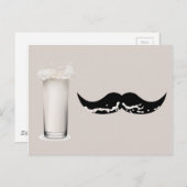 Carte Postale Crème de moustache de lait (Devant / Derrière)