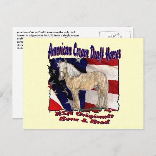 Carte postale Crème Drapeau Torn (Devant / Derrière)