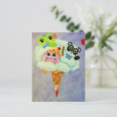 Carte Postale Crème Du Nuage (Debout devant)