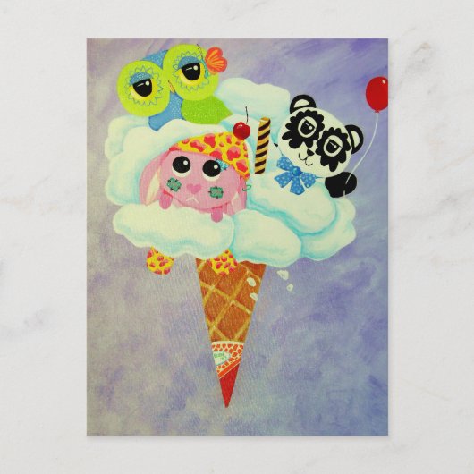 Carte Postale Crème Du Nuage (Devant)