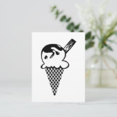Carte Postale Crème glacée (Debout devant)