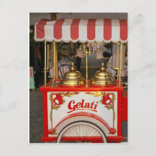 Carte Postale Crème glacée à vendre