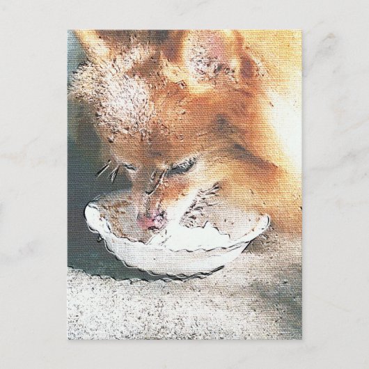 Carte Postale Crème glacée d'anniversaire de Fox (Devant)