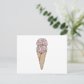 Carte Postale Crème Glacée Mal de Tête (Debout devant)