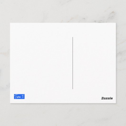 Carte Postale Crème glacée molle (Dos)