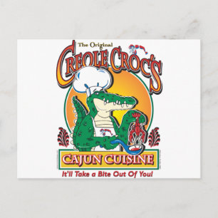 CARTE POSTALE CRÉOLE-CROC