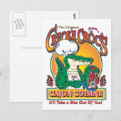 CARTE POSTALE CRÉOLE-CROC (Devant / Derrière)