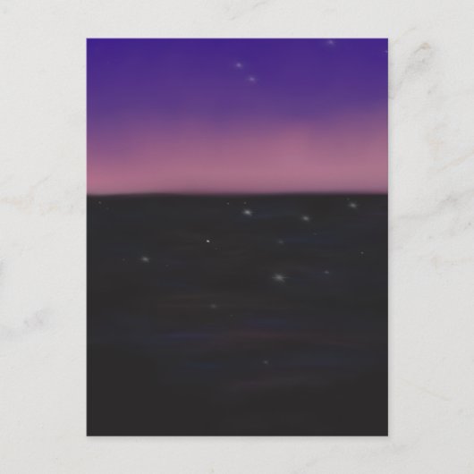 Carte Postale Crépuscule (Devant)