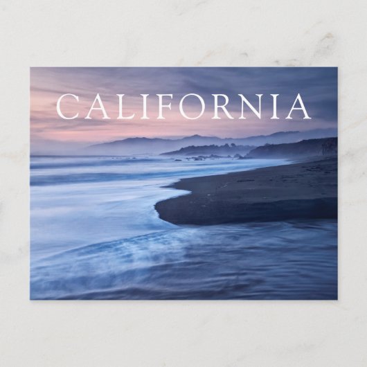 Carte Postale Crépuscule à Moonstone Beach (Devant)