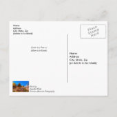 Carte Postale Crépuscule à Park Central Square Remets-toi vite (Dos)