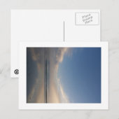 carte postale crépuscule océan (Devant / Derrière)