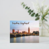 Carte Postale Crépuscule sur Westminster – Londres (Debout devant)