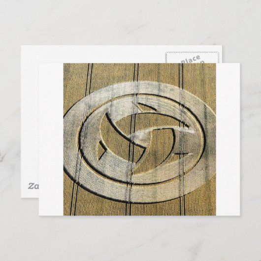 Carte Postale Crescent Crescent Crescent Moons Wiltshire (Devant / Derrière)