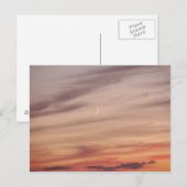 Carte Postale Crescent Moon à Dusk (Devant / Derrière)