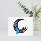 Carte Postale Crescent Moon Adventure Camping (Debout devant)