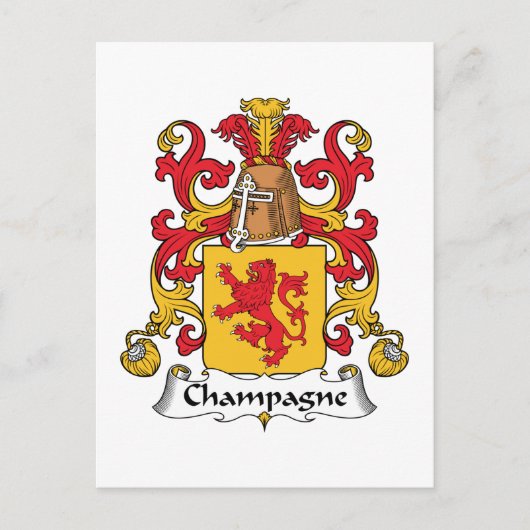 Carte Postale Crest Champagne (Devant)