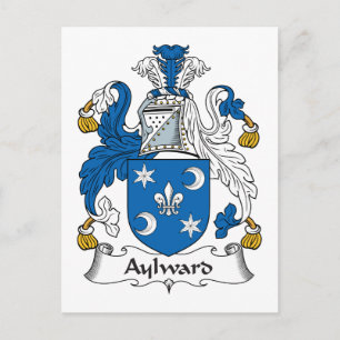 Carte Postale Crest de famille Aylward