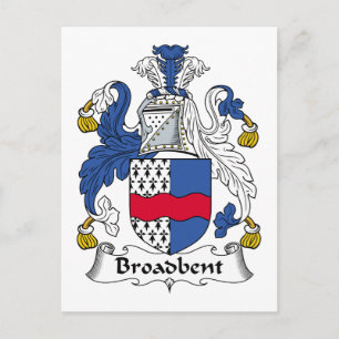 Carte Postale Crest de famille Broadbent
