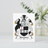 Carte Postale Crest de famille Newsom (Debout devant)