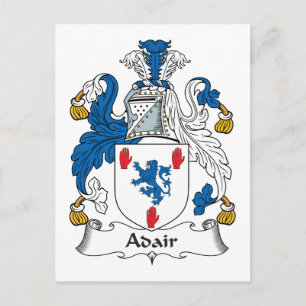 Carte Postale Crest de la famille Adair