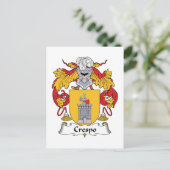 Carte Postale Crest de la famille Crespo (Debout devant)