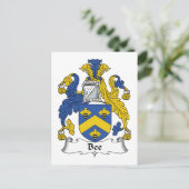 Carte Postale Crest de la famille des abeilles (Debout devant)