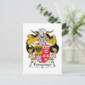 Carte Postale Crest de la famille Fernandes (Debout devant)