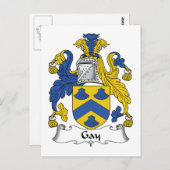 Carte Postale Crest de la famille gay (Devant / Derrière)