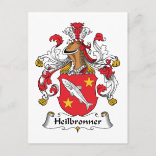 Carte Postale Crest de la famille Heilbronner