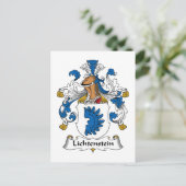 Carte Postale Crest de la famille Lichtenstein (Debout devant)