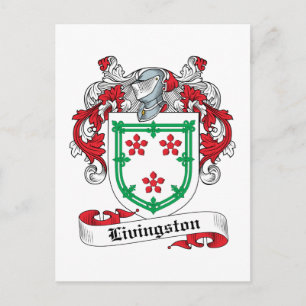 Carte Postale Crest de la famille Livingston