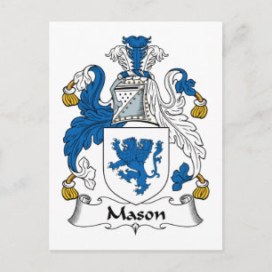 Carte Postale Crest de la famille Mason