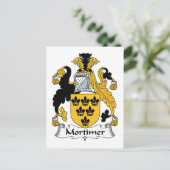 Carte Postale Crest de la famille Mortimer (Debout devant)